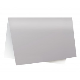 TOALHA DE MESA LISA PRATA 70X70 PT C/5 UN