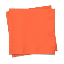 GUARDANAPO TEXT LARANJA 24,5X24,5 C/20 FOLHAS
