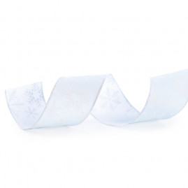 FITA FLOCO DE NEVE AZC/BCO 6,3X914CM () C/1 UN