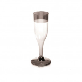 LINHA PREMIUM TACA CHAMPAGNE TRANSP 156ML PT C/6 UN