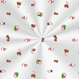 SACO TRANSP 30X44 NOEL FUN PT C/100 UN