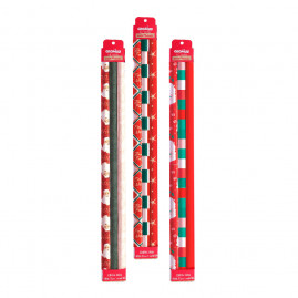 KIT PAPEL DE PRESENTE STDO NATAL 70X100 KIT C/3 PC