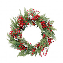 GUIRL FOL/FRUTAS VRM/VDE 60CM (GUIRLANDAS DECORADAS) C/1 UN