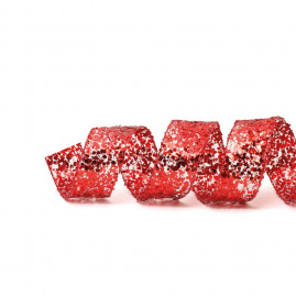 FITA GLITTER VRM 3,8CMX914CM (FITAS NATALINAS) C/1 UN