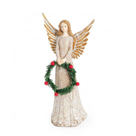 ANJO EM RESINA C/GUIRLANDA MFM P (CLASSIQUES) C/1 UN