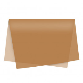 PAPEL SEDA LISO TOFFEE 49X69 PT C/100 UN