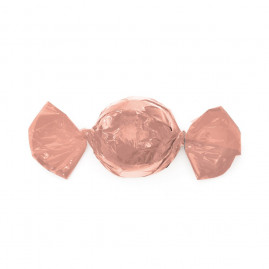 EMB ALUM P/TRUFA LISO CORAL 14,5X15,5 PT C/100 UN