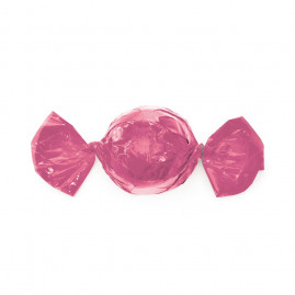 EMB ALUM P/TRUFA LISO ROSA CHICLETE 14,5X15,5 PT C/100 UN