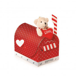 CX PLUSH BOX FEELING ROMANTICA 19,4X16,9X5 PT C/1 UN