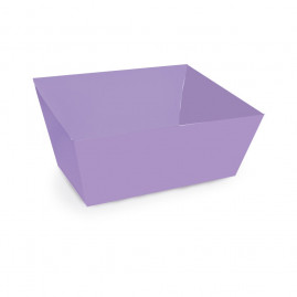 CESTA CARTAO TRAPEZIO LAVANDA M 22X15X14 C/1 UN
