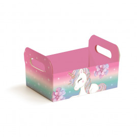 CAIXOTE DE CARTAO UNICORNIO P 16X10,5X4,5 C/1 UN
