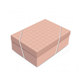 CX RET C/TAMPA RELEVO TWEED ROSE P 24X18X8 C/1 UN
