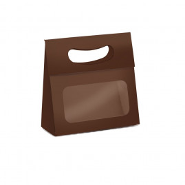 MINI CX PLUS C/VISOR MARROM 13X5,5X13 PT C/1 UN