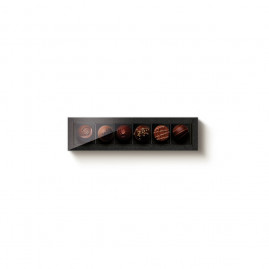 CX RET C/TAMPA PVC P/6 DOCINHO PRETO 24,2X6X4 PT C/1 UN
