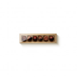 CX RET C/TAMPA PVC P/6 DOCINHO KRAFT 24,2X6X4 PT C/1 UN