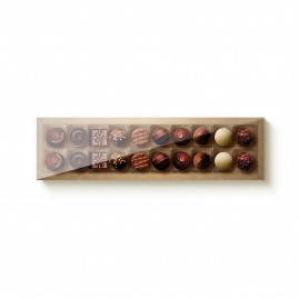 CX RET C/TAMPA PVC P/20 DOCINHO KRAFT 39X9,5X4 PT C/1 UN