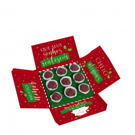 CX SURPRESA P/BRIGAD FELIZ NATAL 13,7X13,7X10 C/1 UN