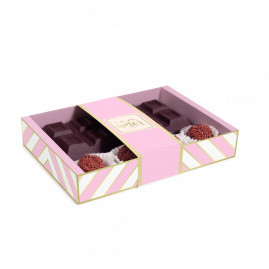 CX TABLETE C/BRIGAD CHEVRON ROSA 18X13X3,2 C/1 UN