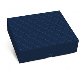 CX RET TAMPA/FUNDO NEW MARINHO C/RELEVO G 30X24X6 C/1 UN