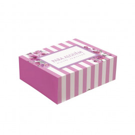CESTA NA CAIXA PRA ALGUEM ESPECIAL M 33X23X10 C/1 UN