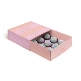 CX LUVA C/PUXAD P/9 DOC CANDY ROSA 13X13X4,5 C/1 UN