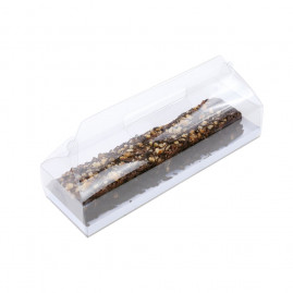 CX PARA MINI BOLOS ROCAMBOLE BRANCA 28,1X8,9X8,5 C/1 UN
