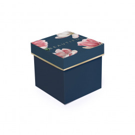 CX CUBO PRETTY MAGNOLIA G 17X17X17CM C/1 UN