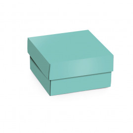 MINI CX QUADRADA AQUA M 9,5X9,5X4 PT C/10 UN