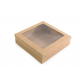 CX QUADRADA C/VISOR KRAFT G 26X26X8 C/1 UN