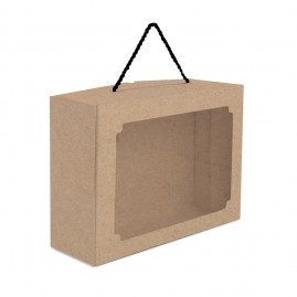CESTA NA CAIXA COM VISOR E ALCA LISA KRAFT P C/1 UN