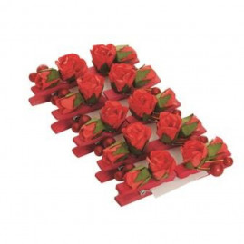 PRENDEDOR SUAVE PEROLA VRM (PRENDEDORES FLORAIS) PT C/10 UN