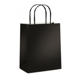 SACOLA LAM PRETO METAL FOSCO G 32X26,5X13 C/1 UN