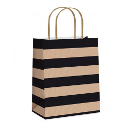 SACOLA PAPEL PRETTY LIST KRAFT/PTO G 32X26,5X13 C/1 UN CFSC