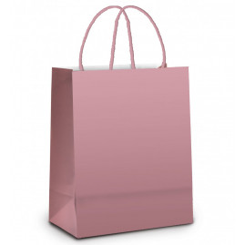 SACOLA LAM ROSE METAL FOSCO G 32X26,5X13 C/1 UN