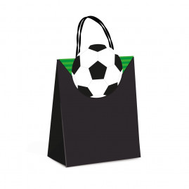 SACOLA PAPEL C/FECHA BOLA P 21,5X15X8 CFSC KIT C/1 PC