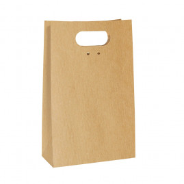 EMBALAGEM PRESENTE ECONOMICA KRAFT P 30X15X7,5 C/1 UN