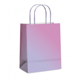 SACOLA PAPEL DEGRADE LILAS G 32X26,5X13 C/1 UN