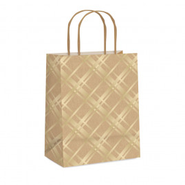 SACOLA PAPEL MEET OURO G 32X26,5X13 C/1 UN CFSC