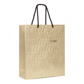 SACOLA PREMIUM C/RELEVO MARFIM G 34X38X15 C/1 UN CFSC