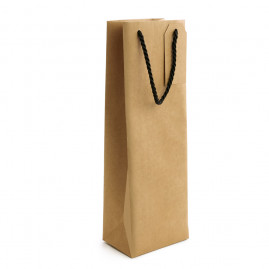 SACOLA PREMIUM KRAFT GARRAFA 35X11,5X8CM C/1 UN -CFSC