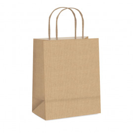 SACOLA PAPEL EMBALAGEM ECO NA CX KRAFT P 21,5X15X8 C/1 UN