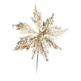 POINSETIA COM GLITTER OUR/BRA (CRISTAL COLLECTION) C/1 UN