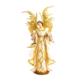 ANJO COM ASAS OUR 50CM (SAGRADA FAM EM TEC) C/1 UN