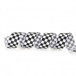 FITA XADREZ PRE/BRA 3,8CM (FITAS NATALINAS) C/1 UN