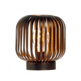 LANTERNA DECORATIVA OVAL PRE (LUMINARIAS) C/1 UN