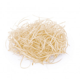 PALHA FINA DE MADEIRA NATURAL C/50G C/1 UN