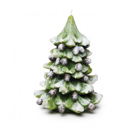VELA PINHEIRO NEVADO VDE/BRA TAM G (VELAS DE NATAL) C/1 UN