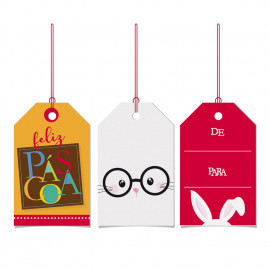 TAGS DE PARA DOCE VIDA 5X8 PT C/12 UN