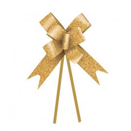 LACO PRONTO GLITTER OURO 30MM PT C/10 UN