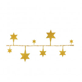 FIO METALIZADO FANTASIA ESTRELA GRANDE OURO 2.70M C/1 UN